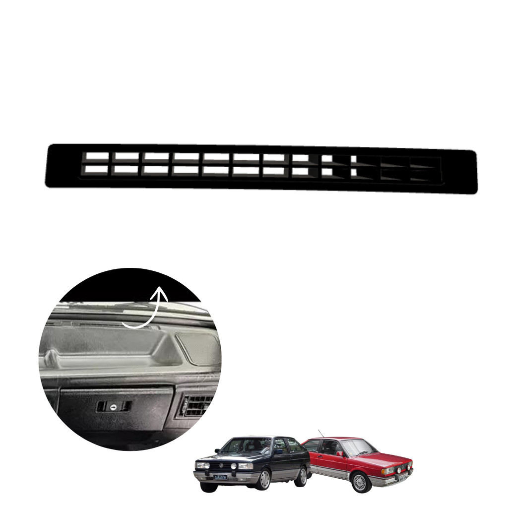 Grade Difusor Ar Painel Satélite Gol Parati Saveiro Gti Gts