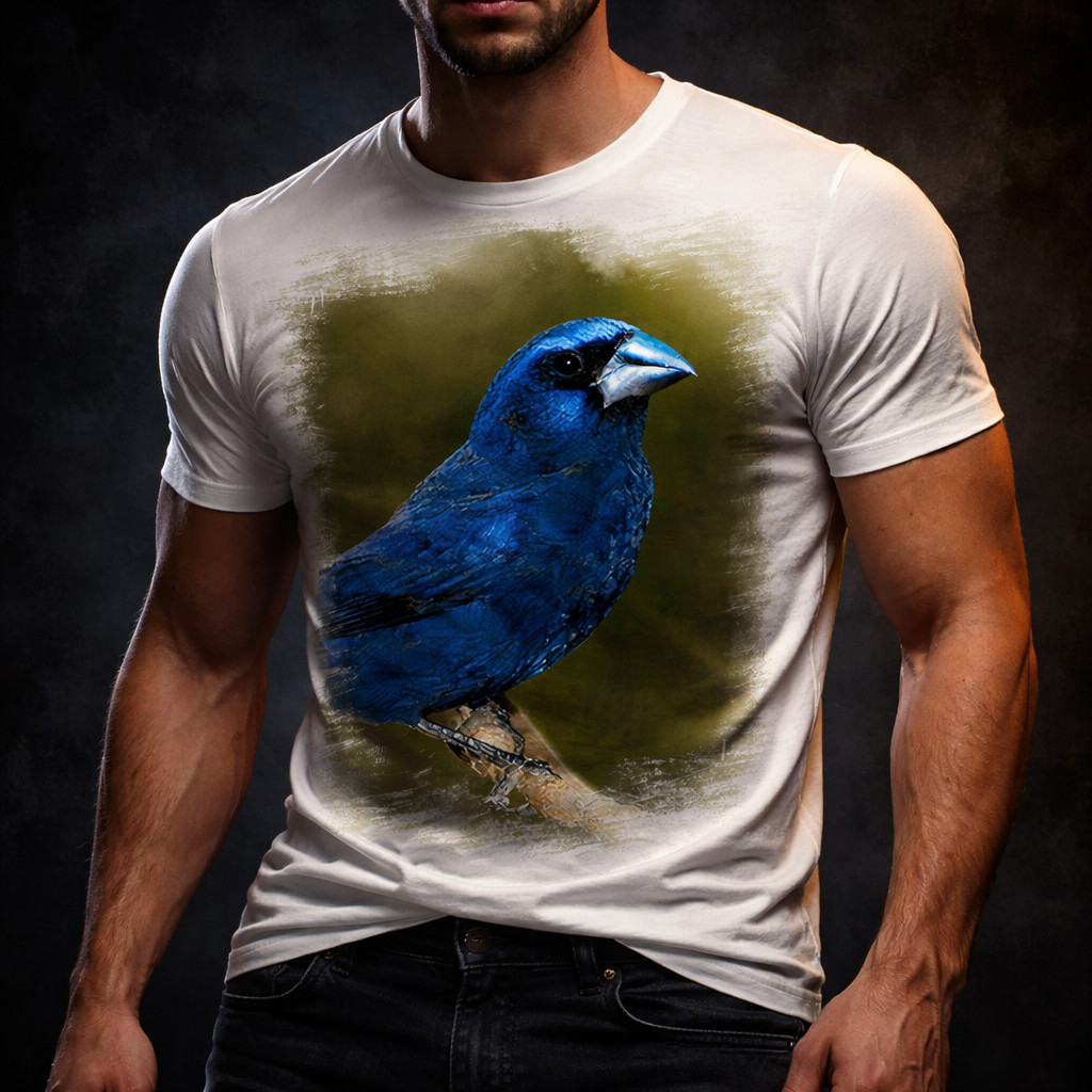 Camiseta Ave Passaro Azulão 2 A