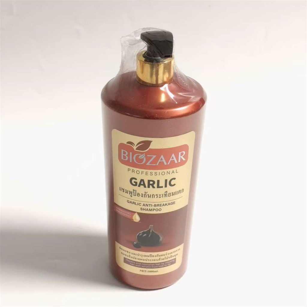 Tailândia importado biozaar biozaar biozaar alho Anti-quebra Shampoo planta de ervas genuíno grande garrafa loção