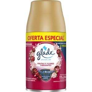 Desodorizador Glade Automático Refil Frutas e Flores Vibrantes 260ml Oferta Especial