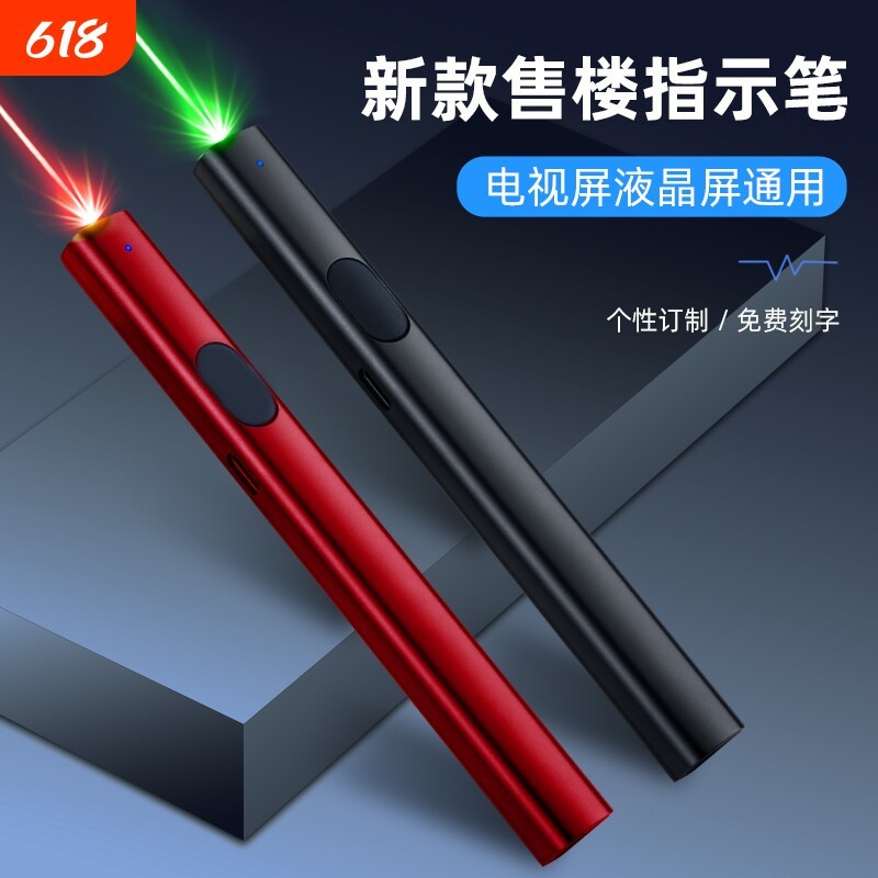 [Oferta Especial] Caneta Laser para Departamento de Vendas, Caneta de Luz Verde de Alta Potência, Caneta Infravermelha p