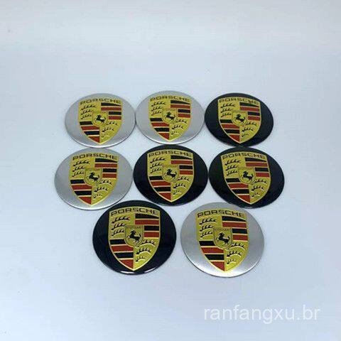 Decoração de centro de roda para carro, capa de emblema de 56mm 60mm 65mm, adesivo de modificação para cubo de roda, cap
