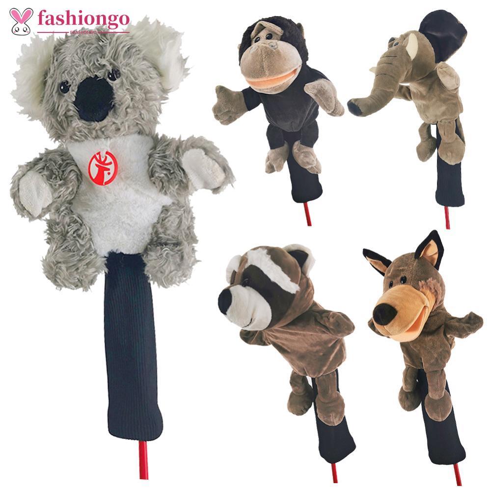 FASHIONGO Bonito Animal Motorista De Golfe Cabeça Capa No . 1 Protetor Macio Durável Clube Putter Cobre D5M2
