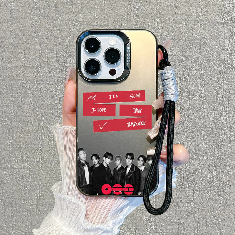 Capa de bandas coreanas para Samsung A05 A05S A15 A25 A35 A54 A55 S20 S21 S23 FE Dura Alta Qualidade À Prova de Queda 
