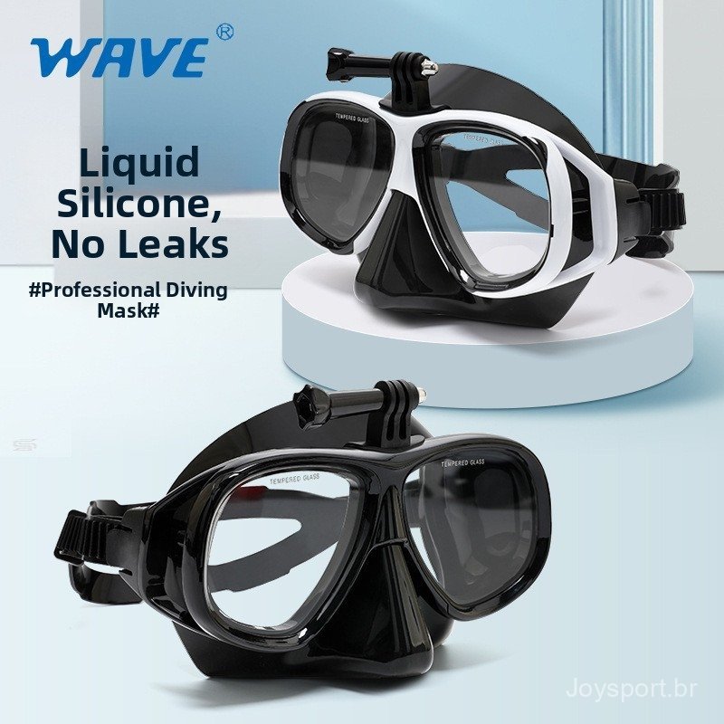 Suporte WAVE para GoPro, Máscara de Mergulho, Conjunto de Mergulho com Vedação de Silicone