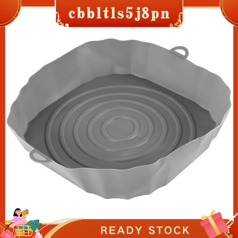 Chengxingsiscbbltls5j8pn 20Cm Fritadeiras De Ar Forno Assadeira Cesta De Frango Frito Esteira AirFryer Pote De Silicone