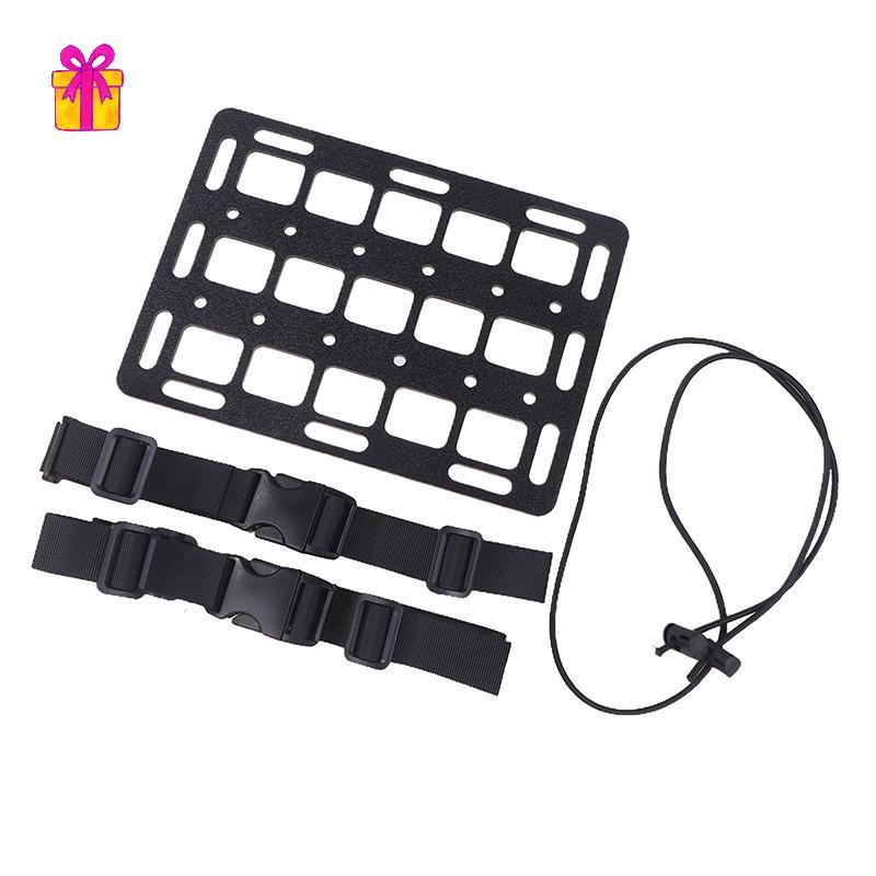 [INTH] Painel Molle De Motocicleta Para Armazenamento De Porta-Malas De Metal À Prova D'água Organizador De Caixa Latera