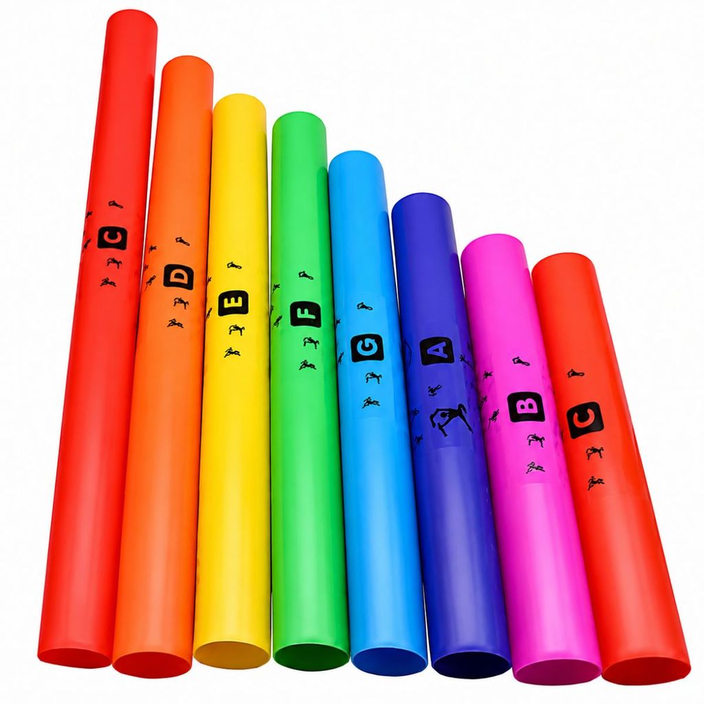 Kit Escala Diatonica Tubo em Dó Maior 8 Notas Liverpool