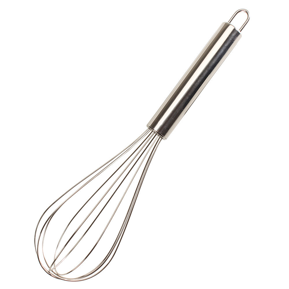 Bate Clara Fouet de Inox 26cm Batedor Inox Confeitaria Fouet Batedor Manual em Inox 26cm – Essencial Para Sua Cozinha