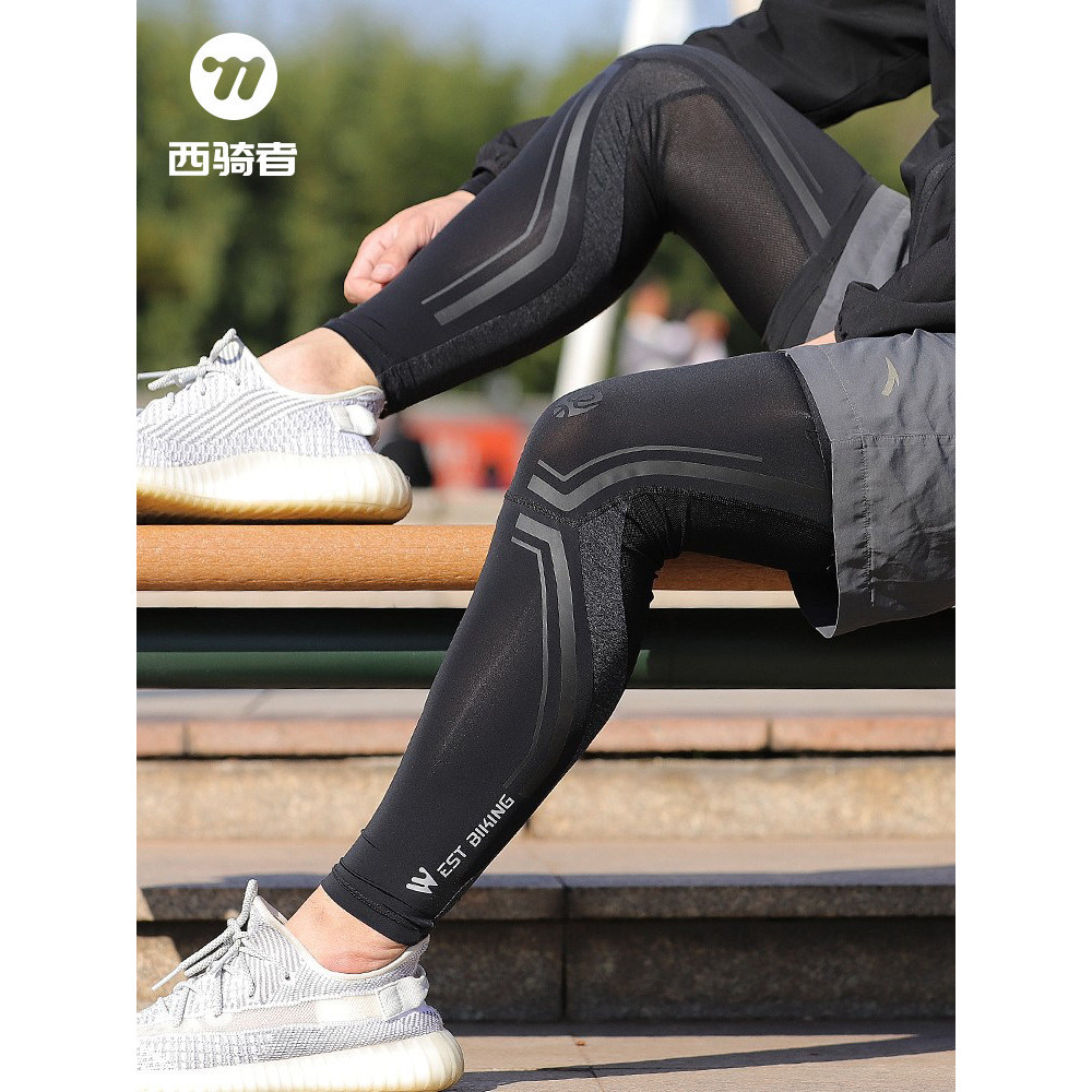 Western Rider Protetor solar Capa para pernas Ciclismo Capa de manga de seda gelada Proteção para pernas Capa para pés a