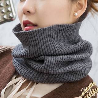 Cashmere outono inverno babador das mulheres dos homens coluna Cervical colar falso engrossado lã quente colar de malha 