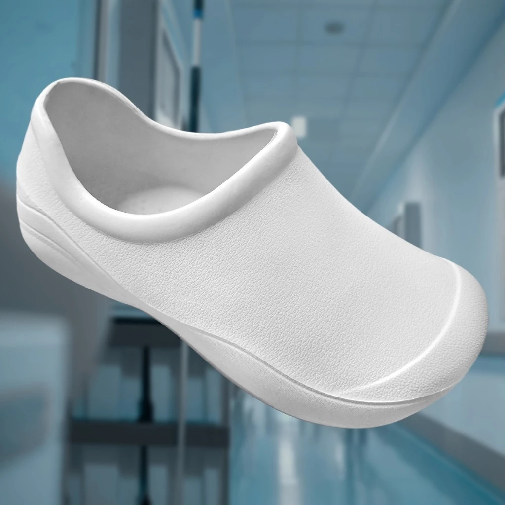Sapato Branco Enfermagem babuche fechado cozinha Dentista