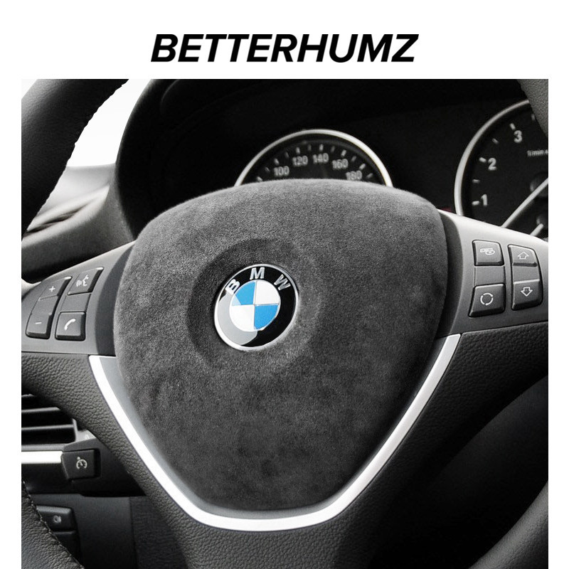 Adequado para 08-13 BMW/X5X6 modificado camurça capa de volante antigo E70E71 acessórios de decoração Interior