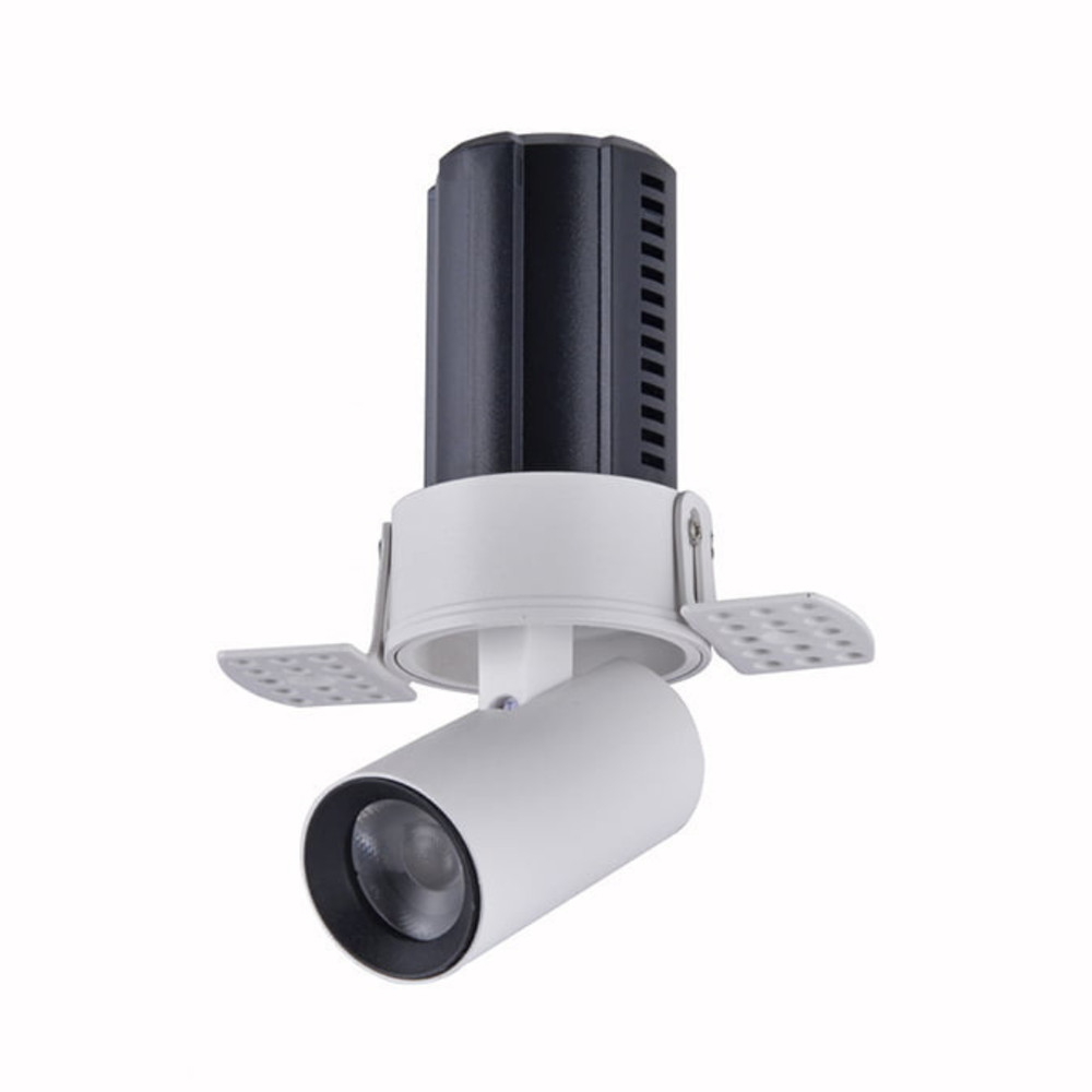 Spot de Embutir LED Retrátil Aiva No Frame 24° 7W 2700K IRC97 Alumínio Branco - Nordecor 6458