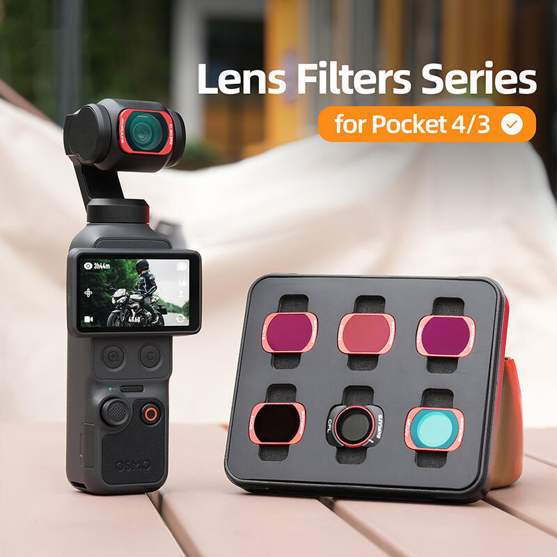 Filtro Magnético Para DJI OSMO Pocket 3/4 , Lente De Câmera À Prova D'água , De Vidro Óptico Profissional Bolso Acessóri