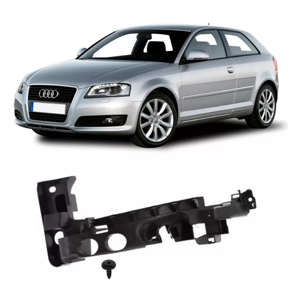 Guia Suporte Farol Dianteiro Audi A3 Sportback 2009 2010 2011 2012 Esquerdo Motorista 8P0805607