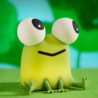 Luminária Noturna Sapo - Divertida Luminária de Silicone em Forma de Sapo - Presente para Alívio do Estresse Infantil