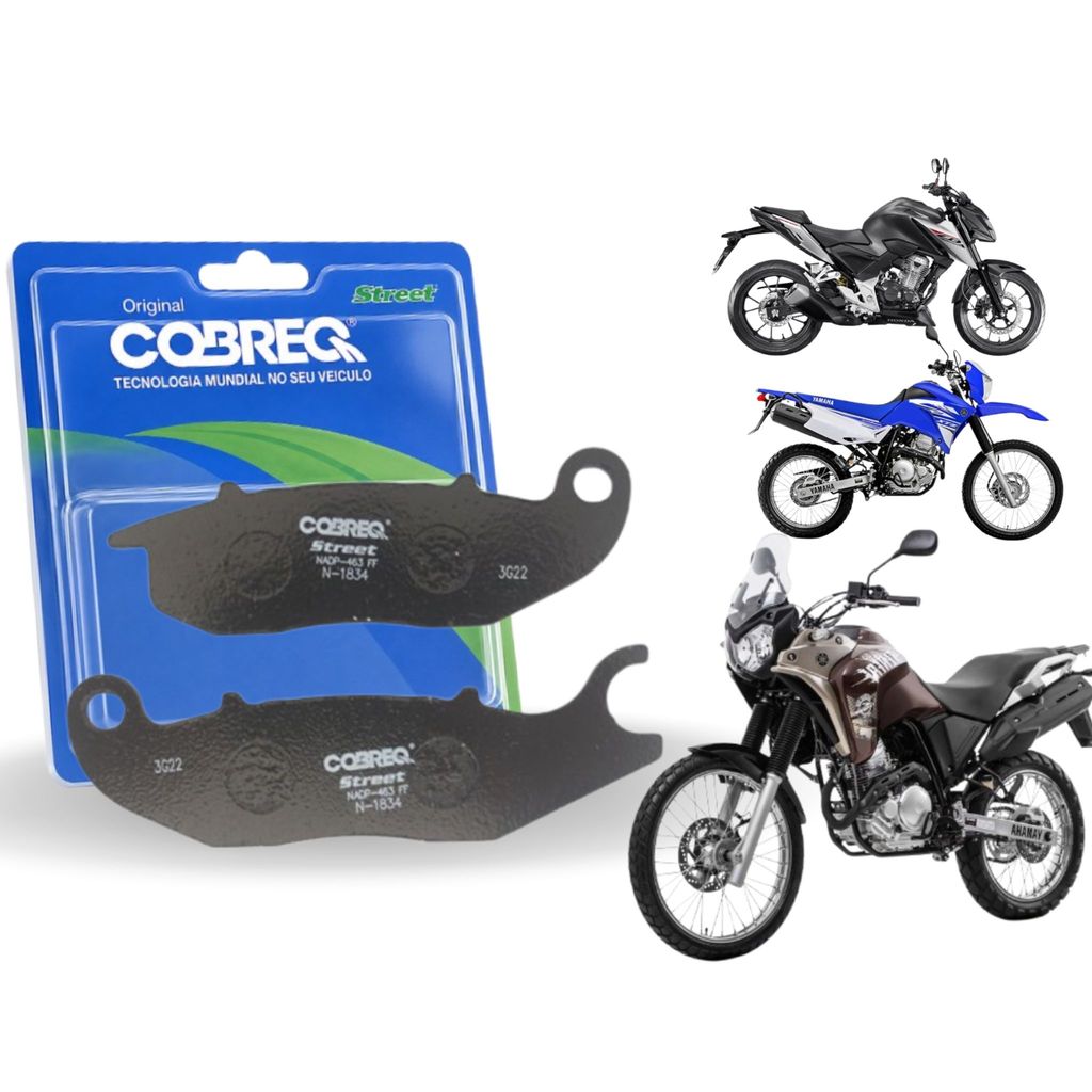 Pastilha Freio Dianteiro Moto Honda CB 300F Twister ABS 2024 ate 2026 Cobreq