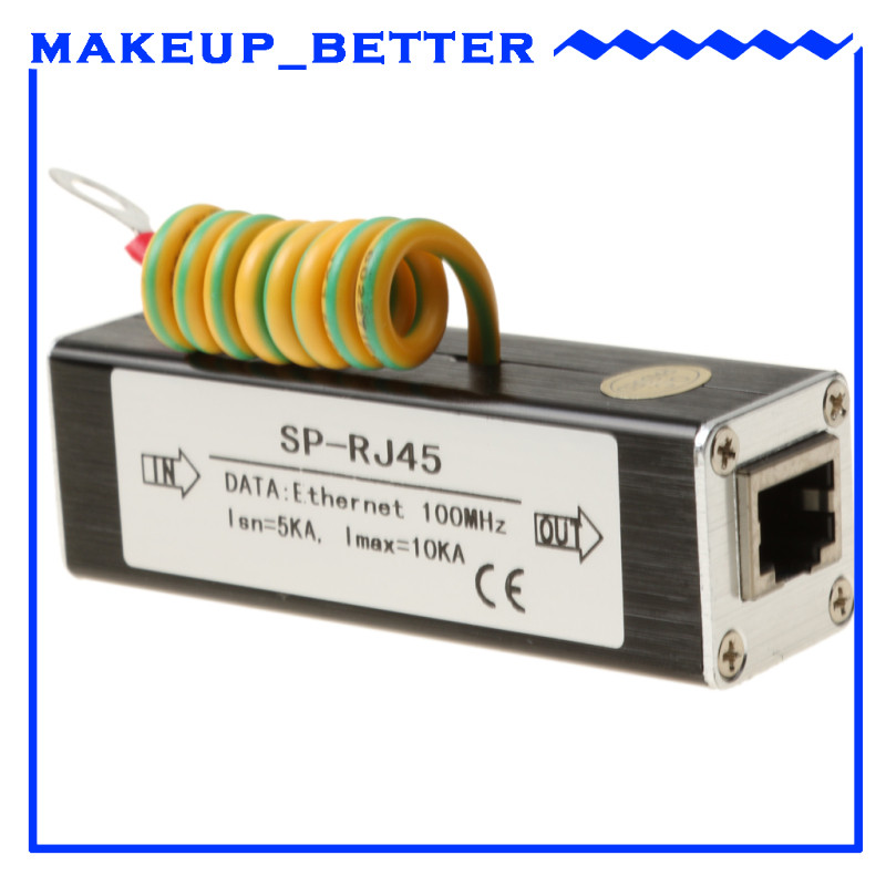 [Makeup_better] Adaptador De Rede Ethernet LAN Protetor Contra Surtos Supressor Para Thunder &