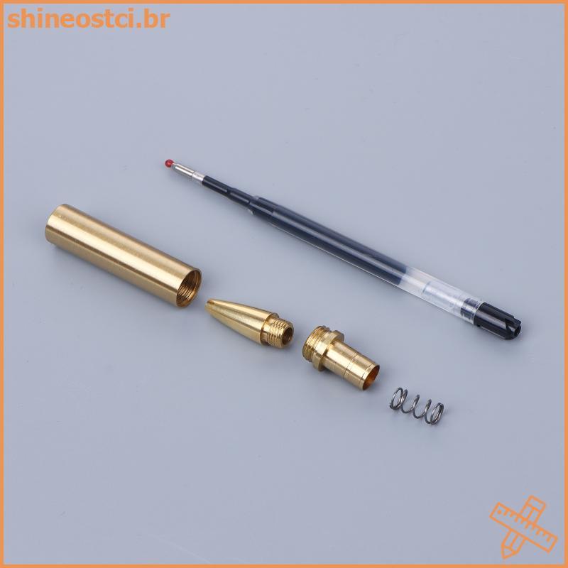 SHINE 1 Conjunto De Kits De Caneta Giratória De Madeira Para Torneamento 7mm Kit De Torção Slimline Com Recarga De Torno