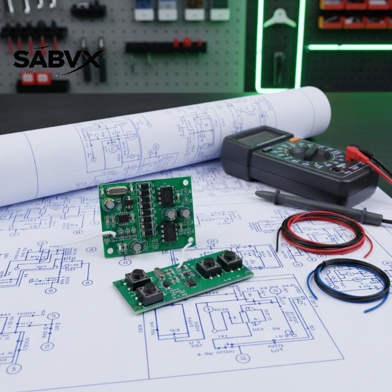 SABVX 2.4GHz Kit De Placa Receptora De Controle Remoto De 4 Canais 3A 10A Para Construção De Hobby Eletrônico DIY BR