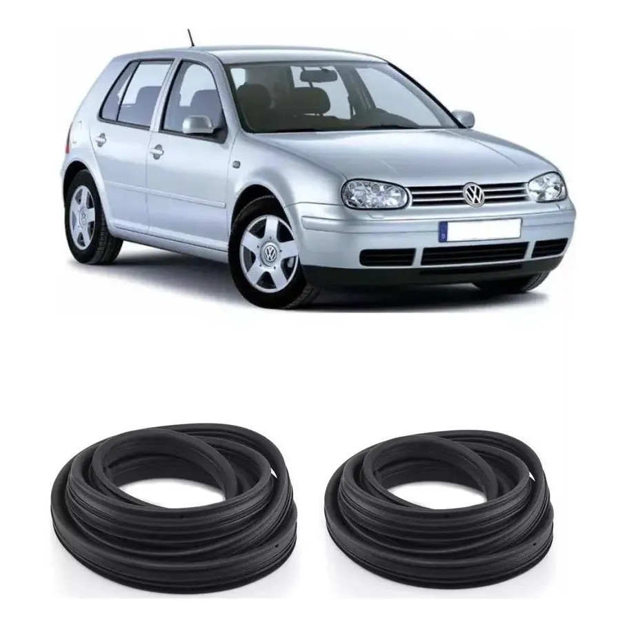 Kit Borrachas 2 Portas Vw Golf 1999 2000 2001 2002 2003 2004