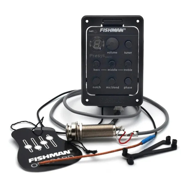 Equalizador De Guitarra Acústica Dd-Fishman 301 Presys Blend Preamp