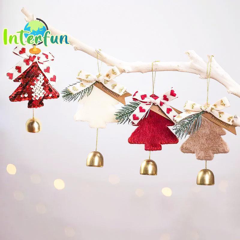 [InterfunB] 1 Peça Campainha Suspensa De Árvore De Natal Decorativa Presente De Carrilhão De Vento Adequado Para Decoraç
