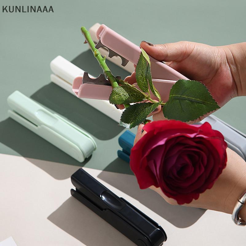 KUNLINAAA Rosa Espinho Removedor Flor Haste Folha Stripper Pinças Portátil Florista Ferramentas De Jardinagem Bonsai BR