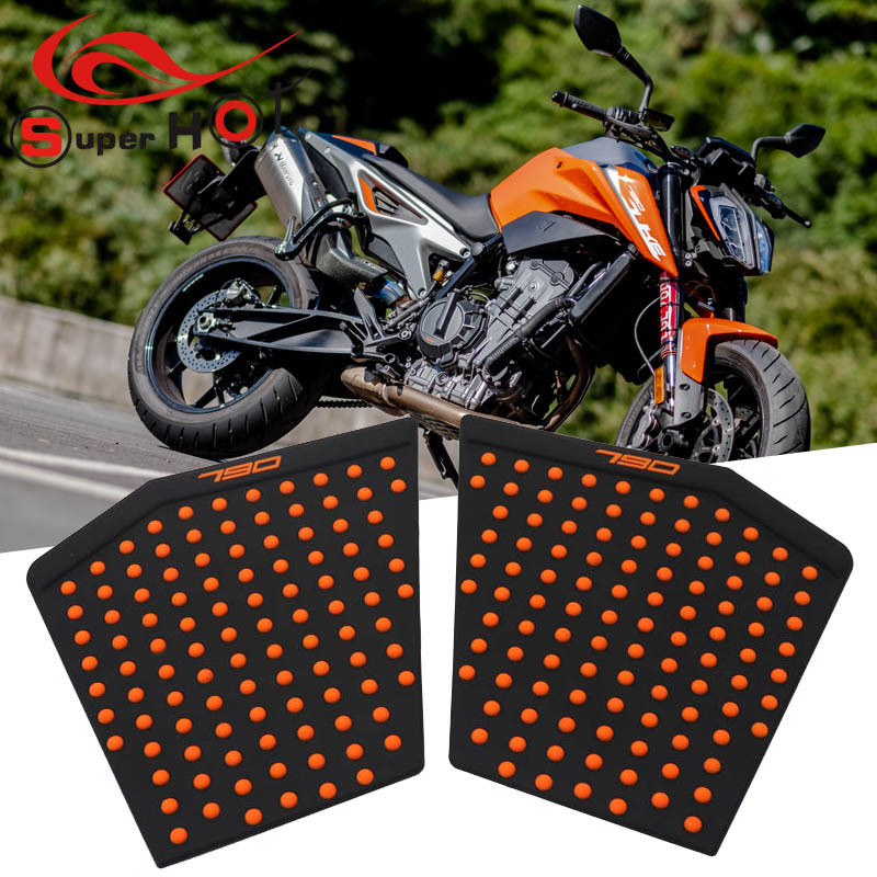 Novo estilo adequado para KTM DUKE790 18-21 anos peças modificadas adesivos laterais do tanque de combustível antiderrap