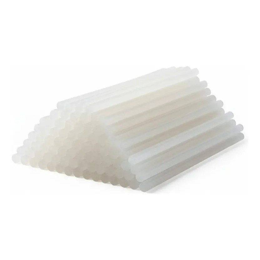 Bastão Cola Quente 7mm X 300mm Transparente Pacote De 1kg