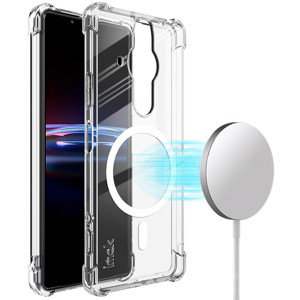 Capa Magnética Para Sony Xperia Pro-I 1 VIII IMAK De TPU Macia Resistente A Choques