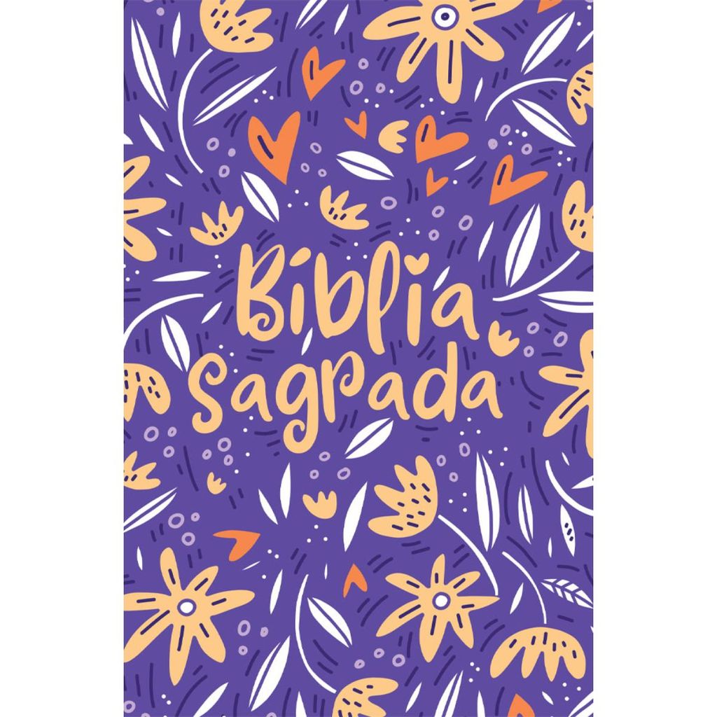 Bíblia | NVT | LN Jardim da Vida Roxo | Capa Dura | Mundo Cristão