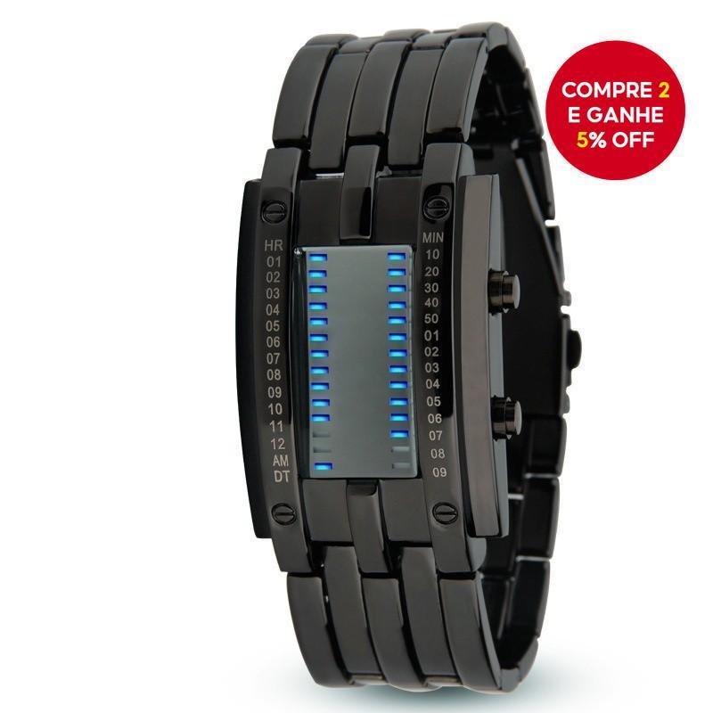 Relógio Eletrônico Masculino Lava LED Homem De Ferro Trovão Fúria Aço Tungstênio Binário Linha Dupla Display 1498