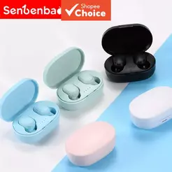 Fones de Ouvido SenBenBao A6s TWS, Fones Intra-Auriculares Bluetooth sem Fio, Cancelamento de Ruído Ativo e Microfone