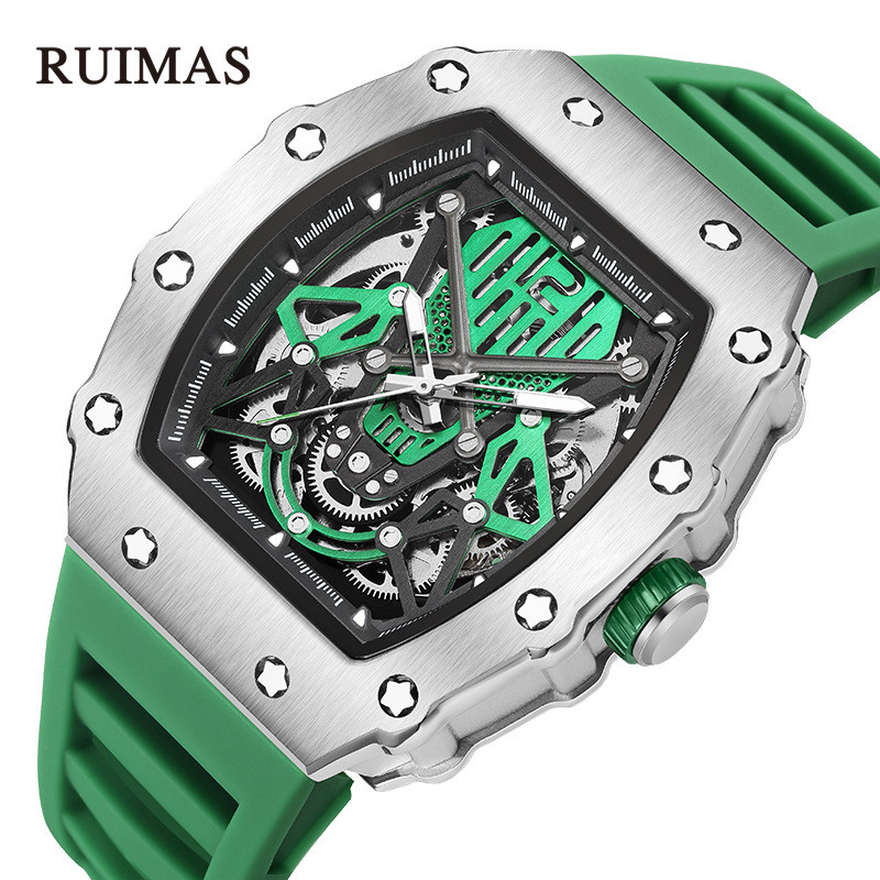 R RUIMAS novo estilo relógio mecânico masculino Richard esportes personalidade relógio dominador Cross-Border venda quen