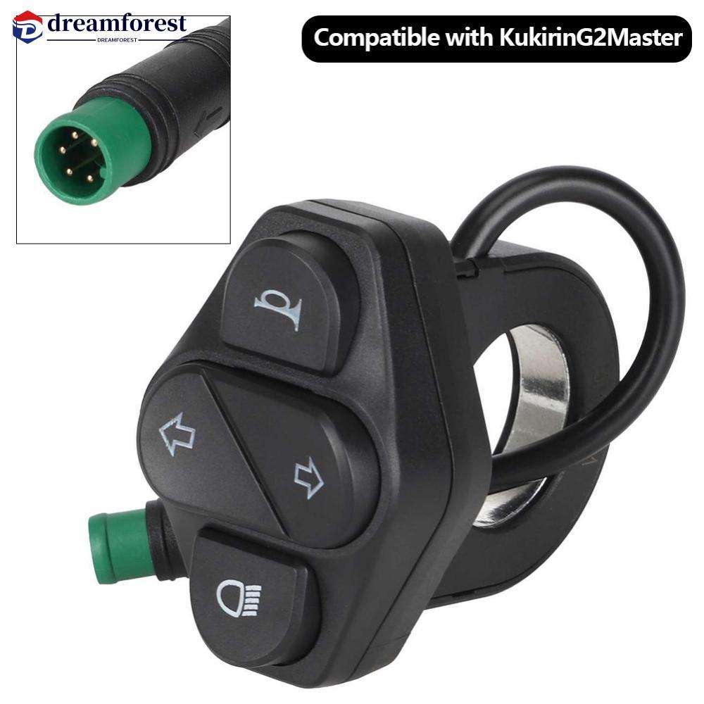 DREAMFOREST Interruptor De Sinal De Mudança De Direção De 5 Pinos Botão Mestre Do Farol Com Buzina Controle Indicador Es