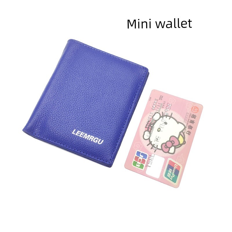 carteira masculina com ziper carteira masculina Ultra-fino Mini pequena carteira