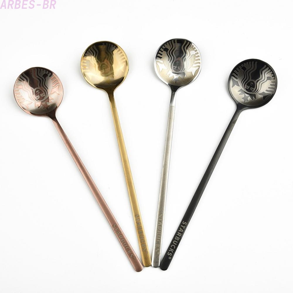 [Clearance]Sleek and Smooth Stainless Steel Stirring Spoon Set Ideal for Coffee Enthusiasts[ARBES]