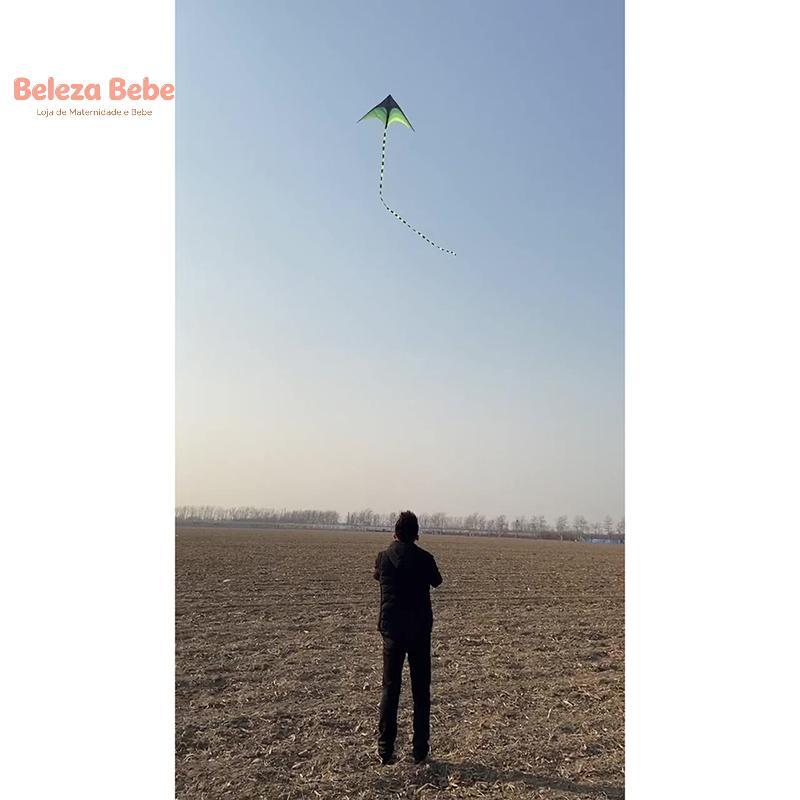 Belaeza Bebe Lightning bat kite Brisa Fácil De Voar Grande Cauda Longa Desenho Animado Pipa Infantil BR