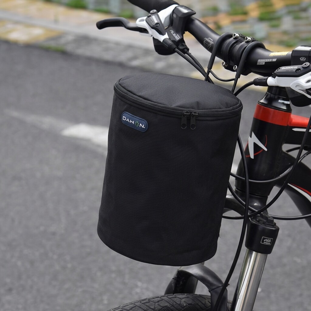 Cesto dianteiro para bicicleta dobrável Dahon, cesto de lona, cesto suspenso para bicicleta elétrica, cesto para vegetai