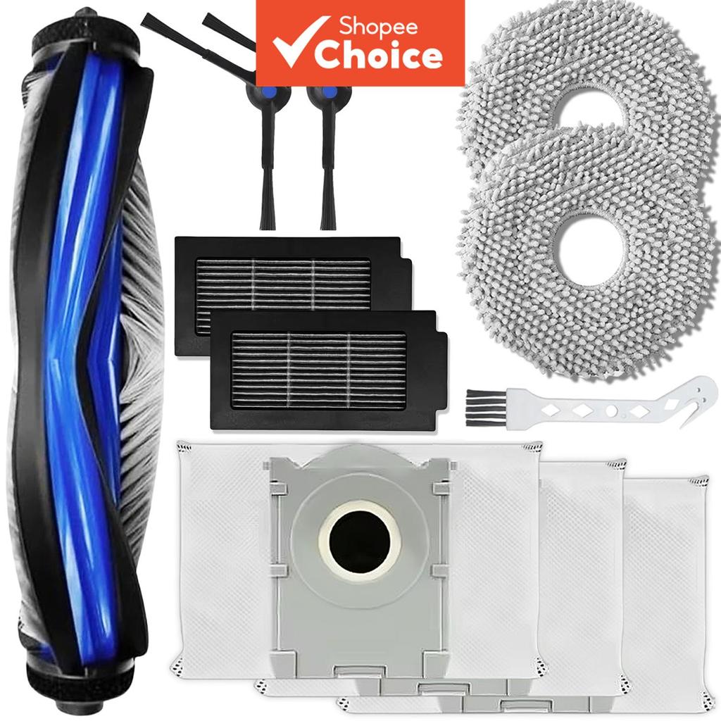 Kit de Acessórios de Substituição para Aspirador de Pó Robô compatível com Ecovacs Deebot T50 Pro Omni / T50 Omni / T50
