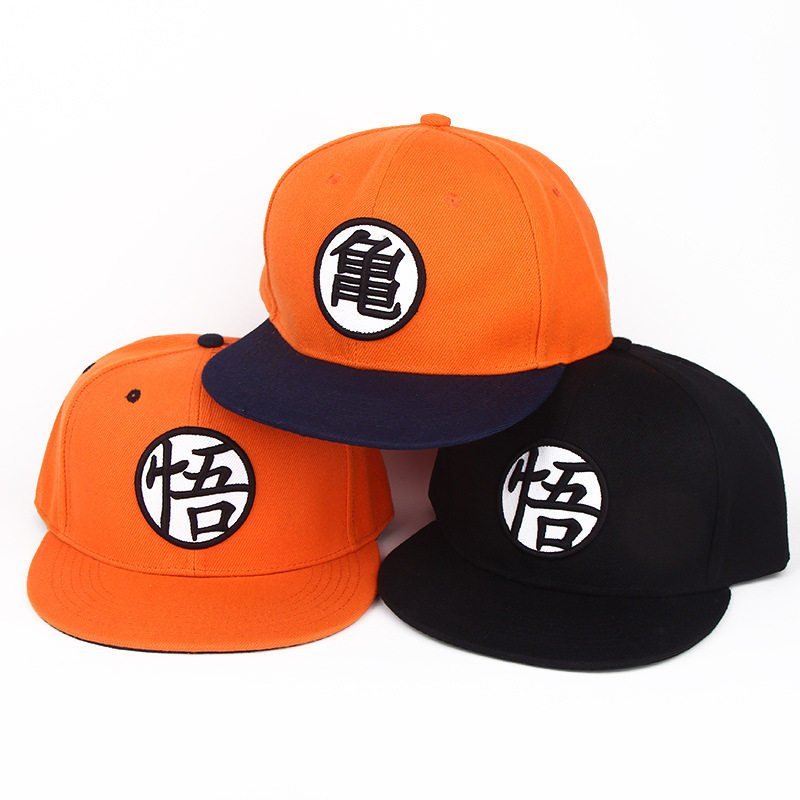 Novo boné clássico de anime hip-hop com aba reta, Seven Dragon Balls, Sun Wukong, boné de beisebol hip-hop, boné hip-hop