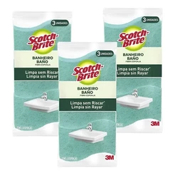 Kit com 9 Esponja para Banheiro SCOTCH-BRITE