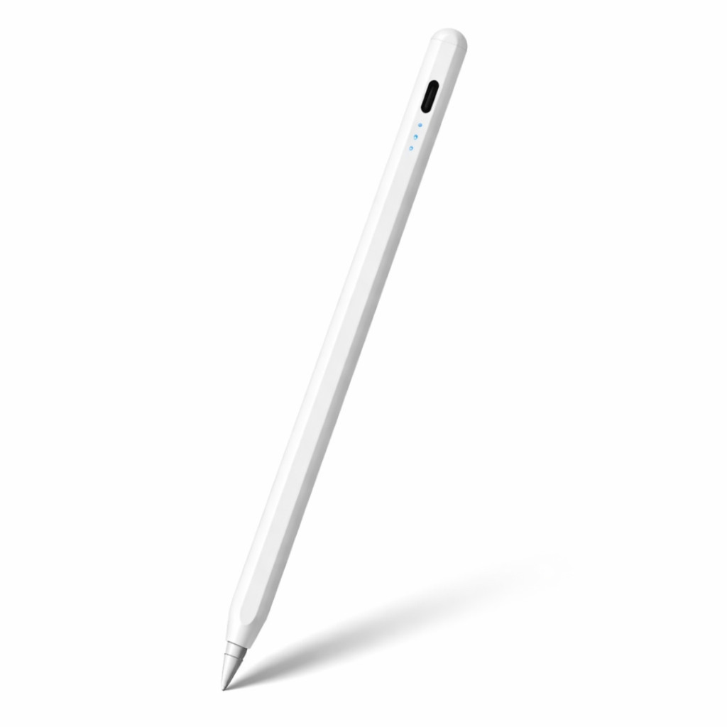 Caneta Touch Stylus Branca Premium Capacitiva Recarregavel Para Multilaser M10 Blance