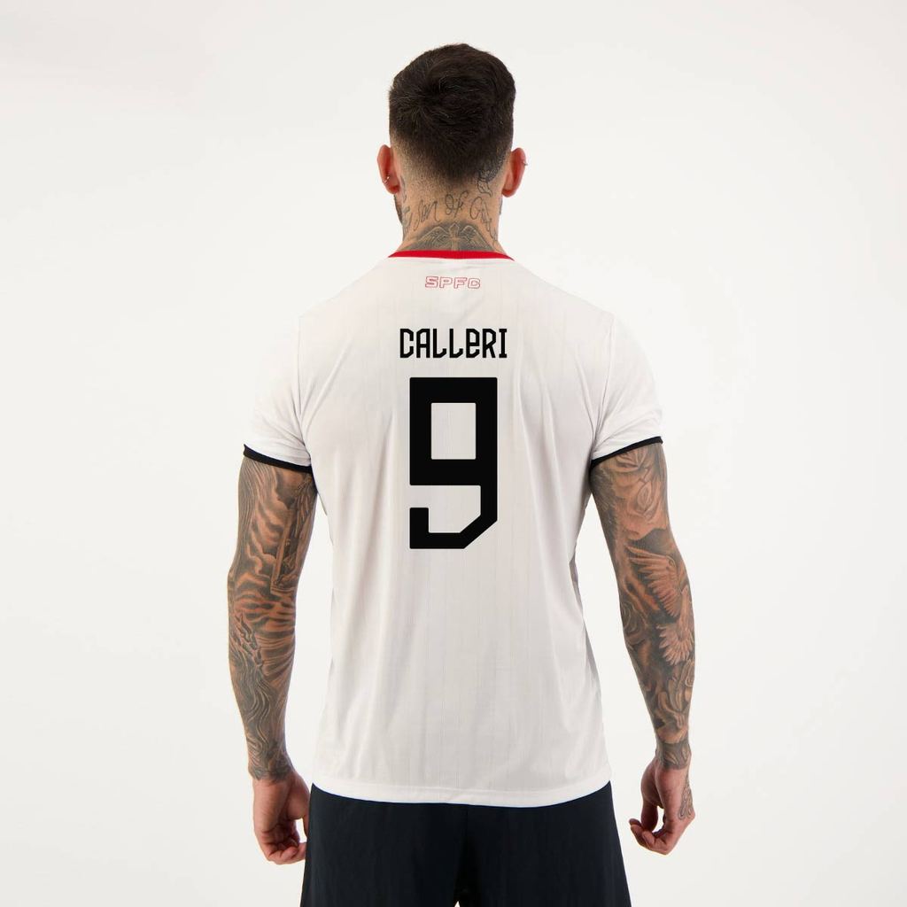 Camisa São Paulo Stencil Branca 9 Calleri