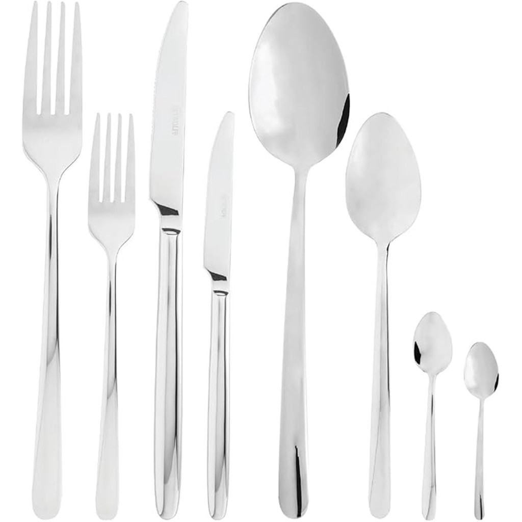 Faqueiro Wolff 25 Peças de Aço Inox - Linha Viena