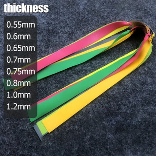 Faixa Elástica Plana de Borracha 0.75-1.2mm, Alta Elasticidade para Esportes e Atividades ao Ar Livre