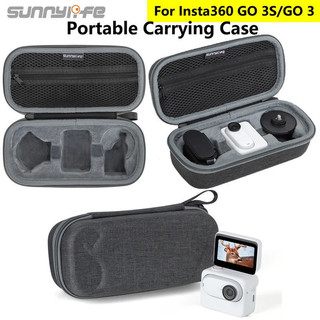 Bolsa de Armazenamento Mini Sunnylife para Insta 360 GO 3 GO 3S, Estojo de Transporte, Bolsa Protetora para Acessórios d