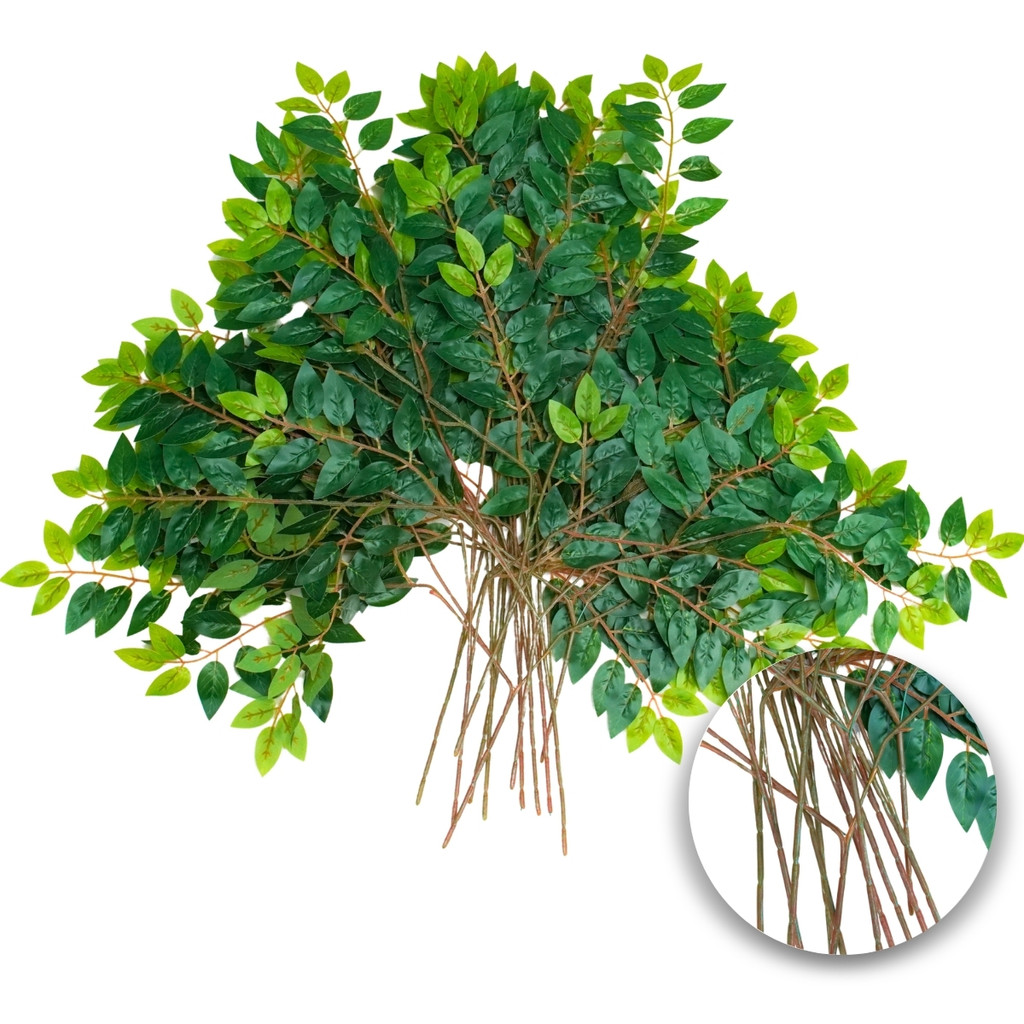 Planta Artificial 12 Galhos Decorativos Verde - Castela